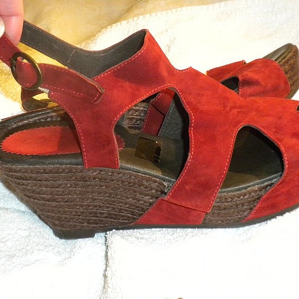 🍁CORDANI🍁Wedges, Rust - Picture 3 of 8